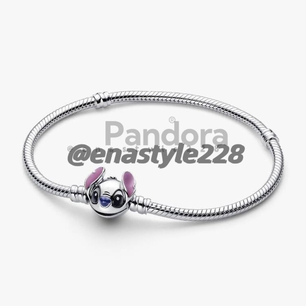 Pandora Disney Stitch Snake Chain Bracelet